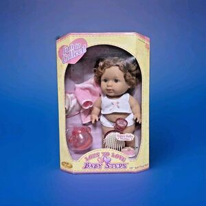 Baby Steps HAPPY HALLIE Doll 10 Vinyl HTF 💗 NRFB JC Toys Berenguer LOTS TO LOVE